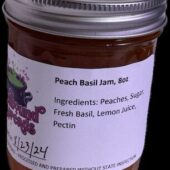 Peach Basil Jam