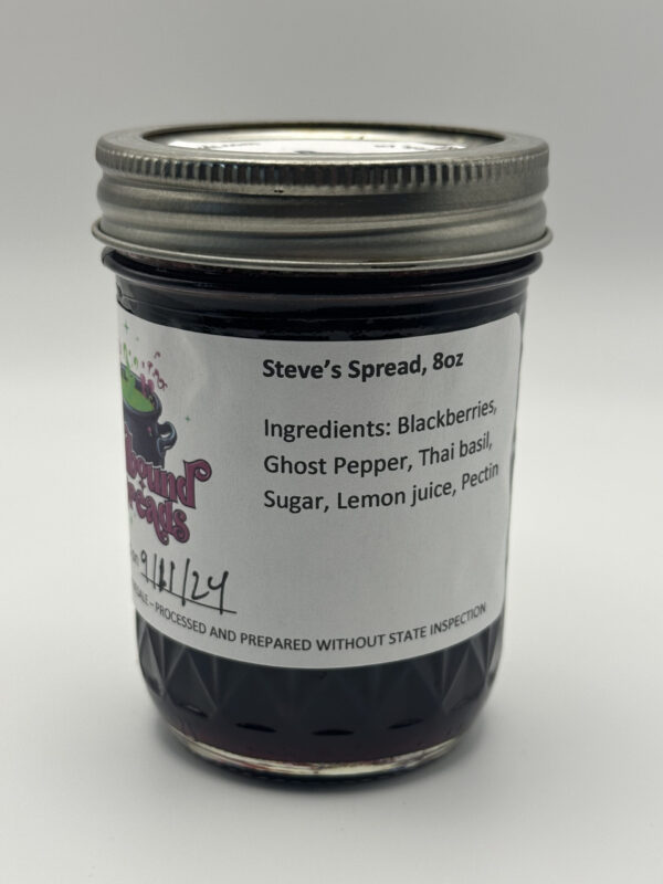 Blackberry Ghost Pepper Thai Basil Jam (Steve's Spread)