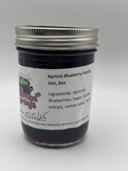 Apricot Blueberry Vanilla Jam