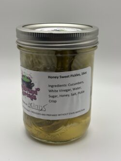 Honey Sweet Pickles