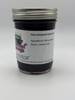 Plum Breakfast Syrup