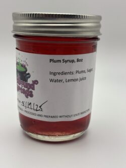Plum Syrup